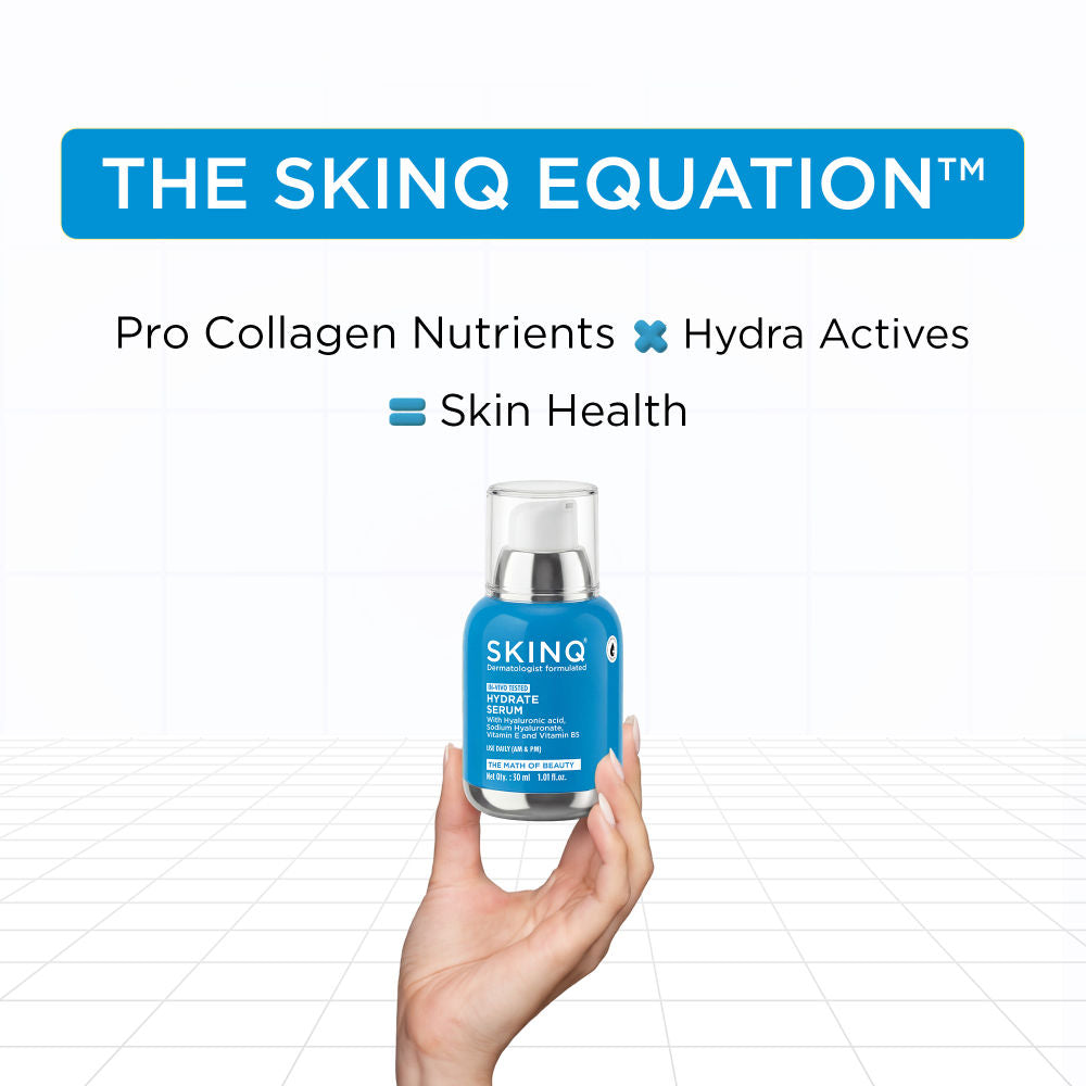 Hydrate Serum with Hyaluronic Acid for Dry, Dehydrated Skin, Lightweight & Non-sticky