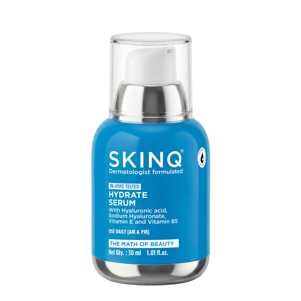 Hydrate Serum with Hyaluronic Acid for Dry, Dehydrated Skin, Lightweight & Non-sticky