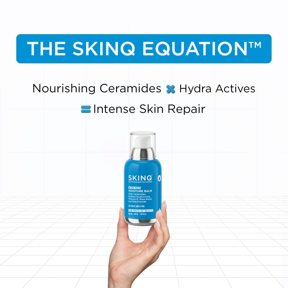 Moisture Balm with Ceramides Trio, Sodium Hyaluronate & Vitamin E, For Dry Skin