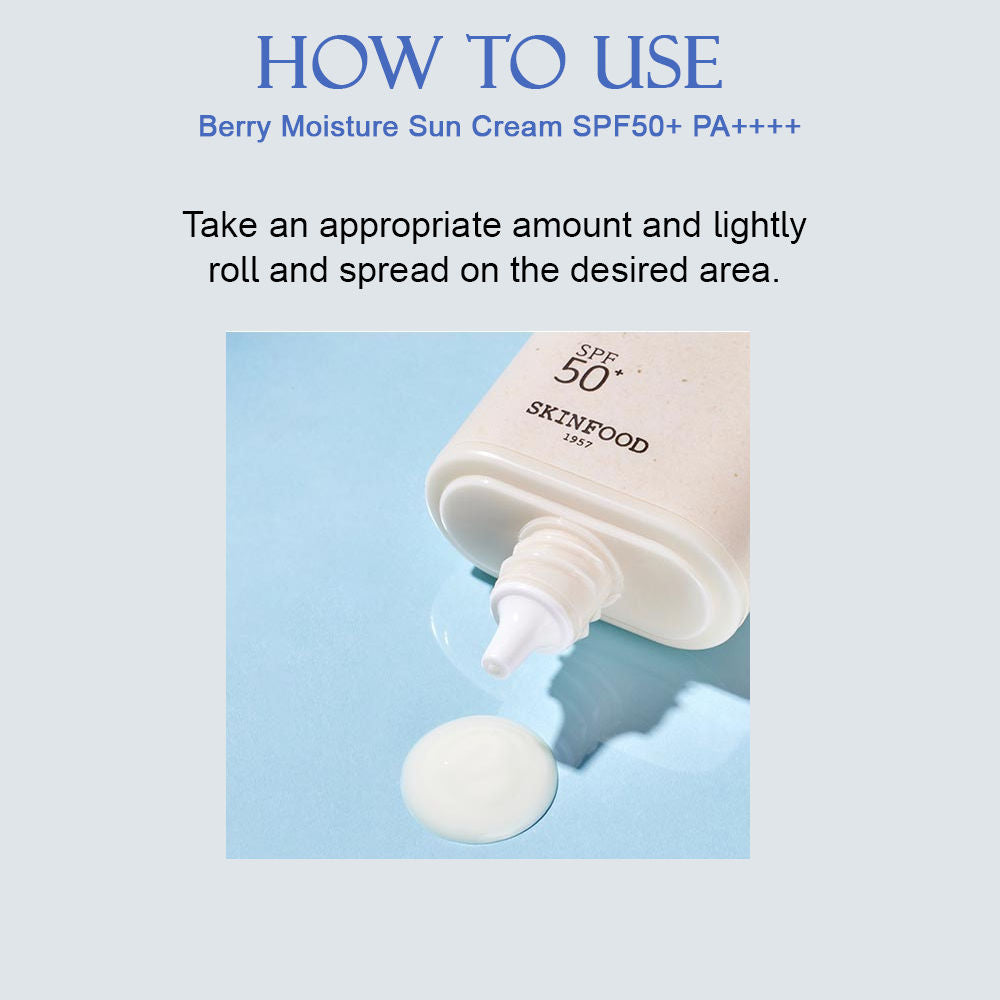 Berry Moisturizing Sun Cream SPF 50+ PA++++
