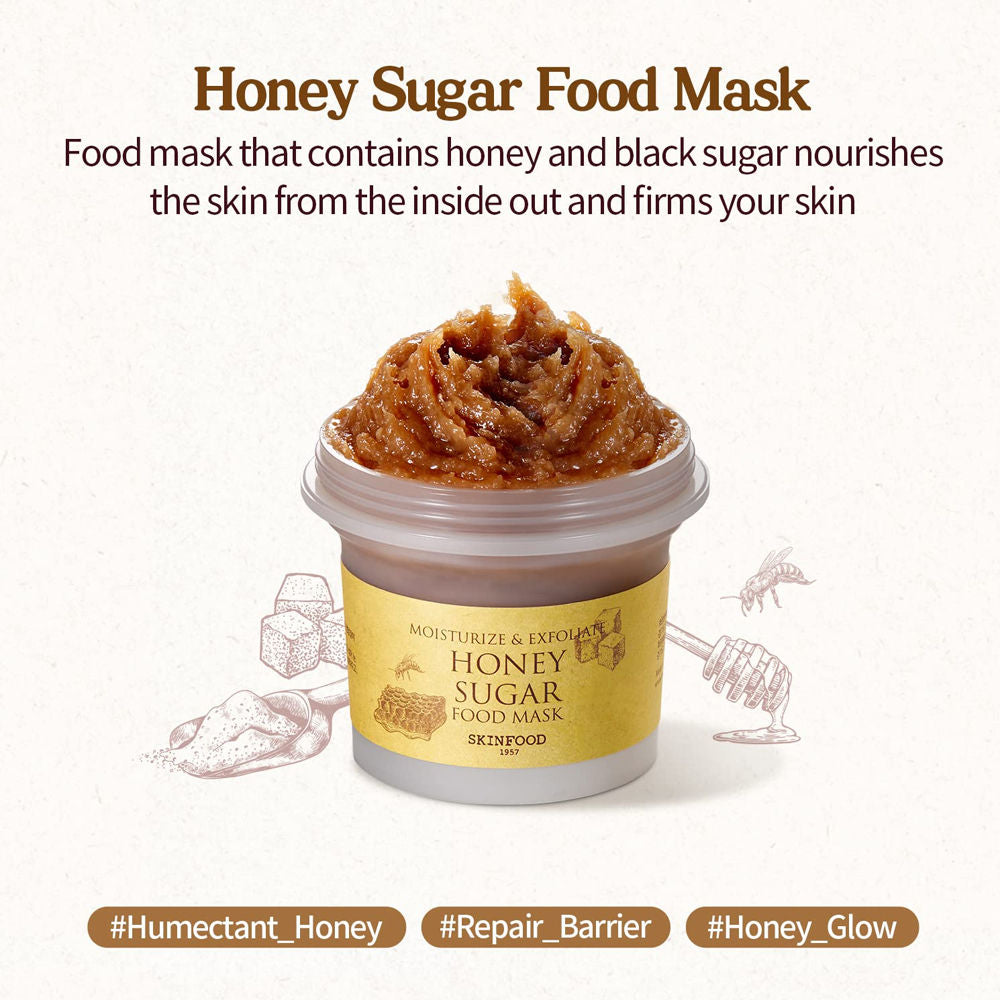 Honey Sugar Food Mask