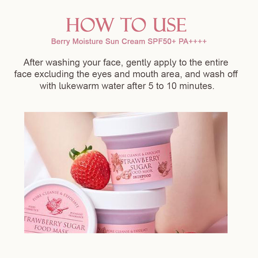 Strawberry Sugar Food Mask
