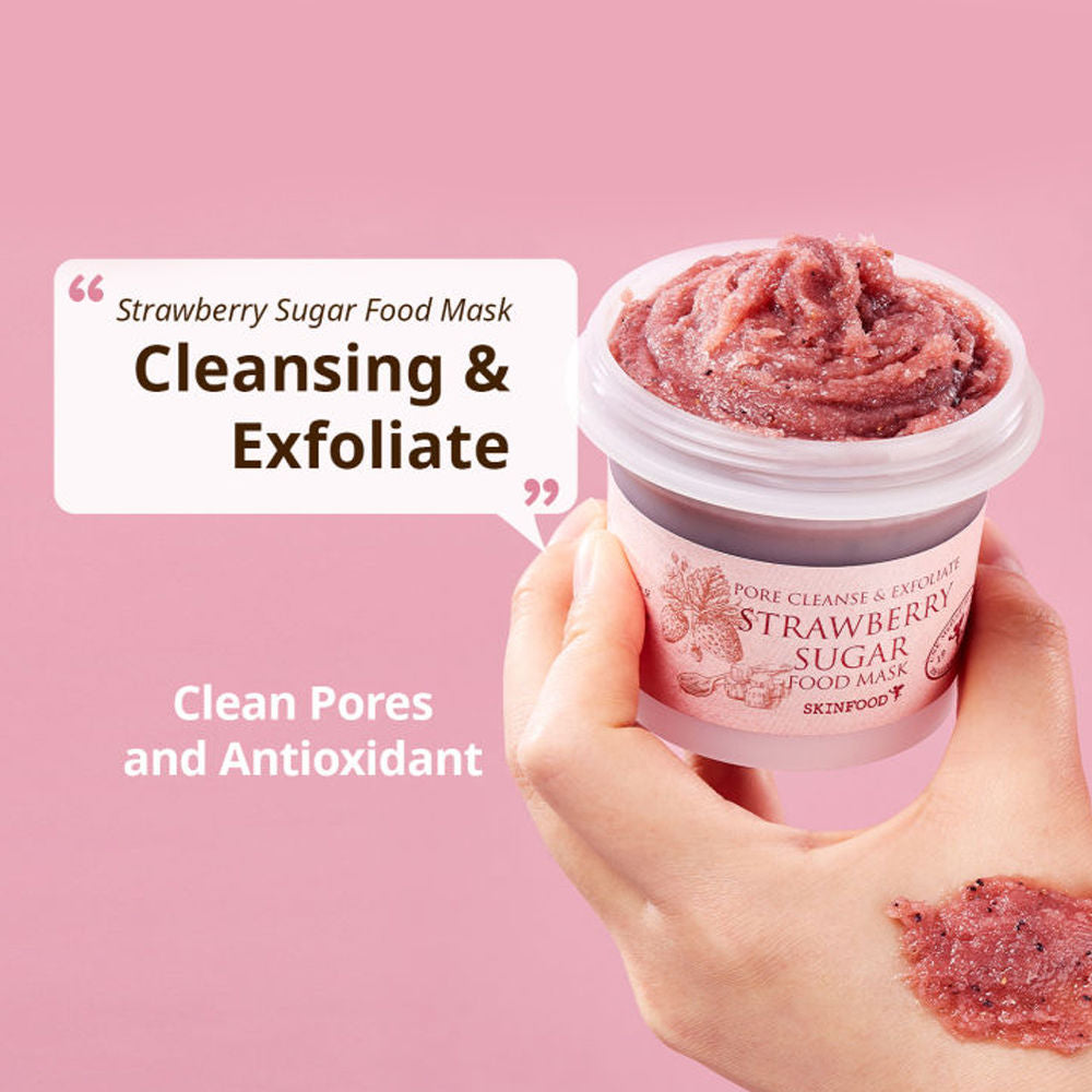 Strawberry Sugar Food Mask