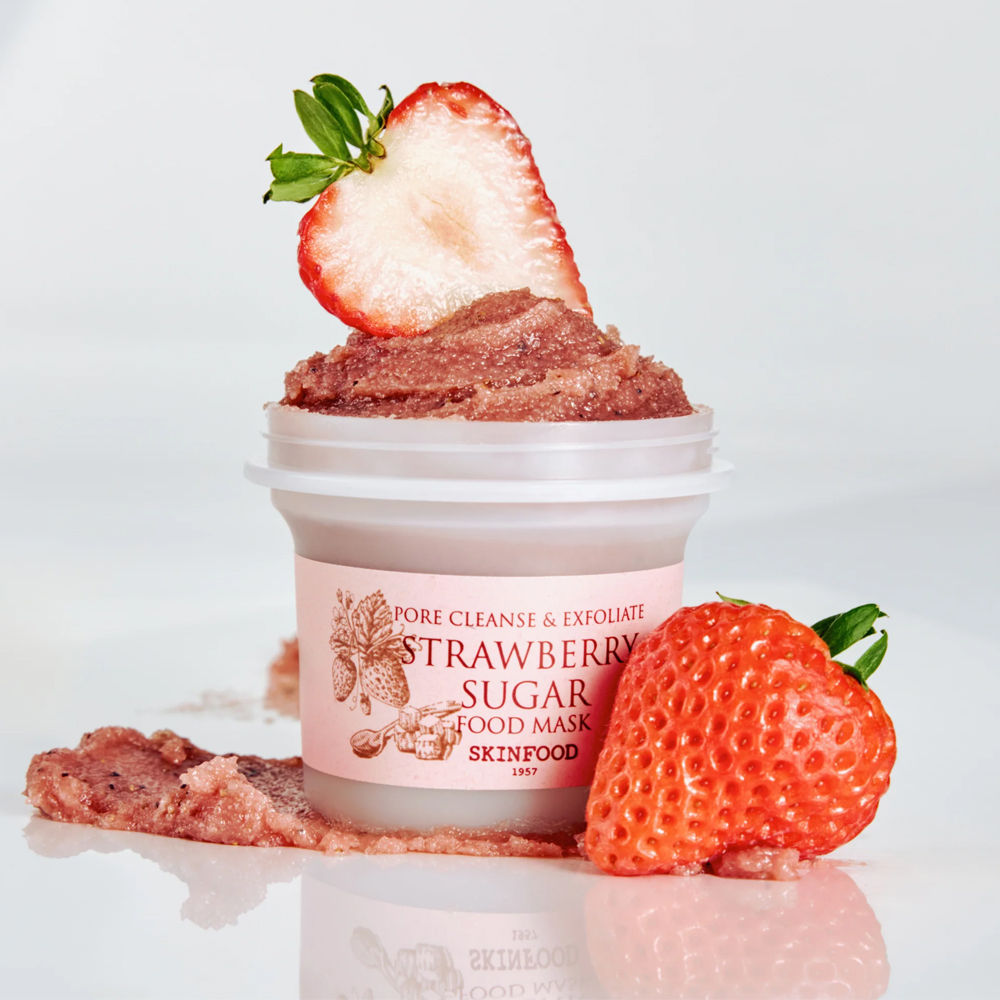 Strawberry Sugar Food Mask