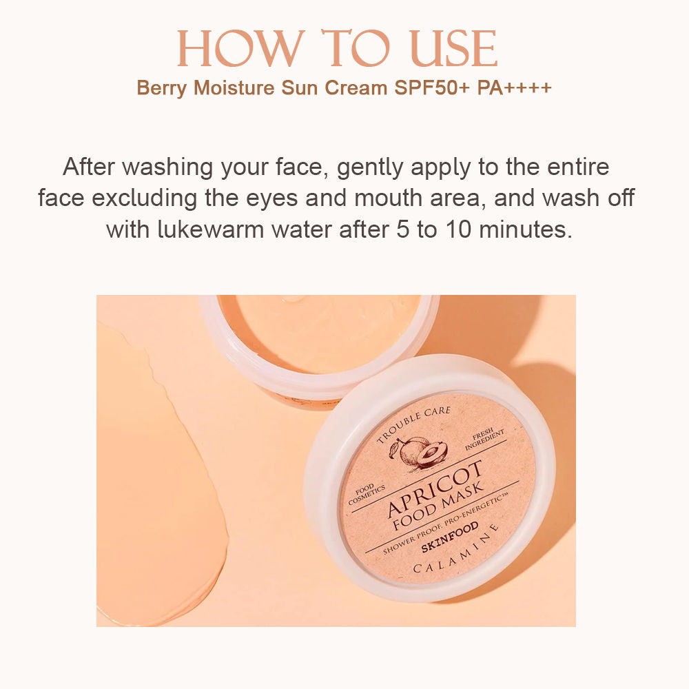 Apricot Food Mask