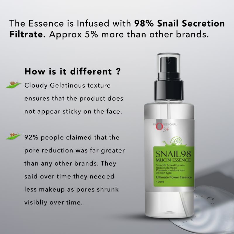 Snail 98 Mucin Serum With Niacinamide For Deep Hydration, Smooth & Moisturised Skin