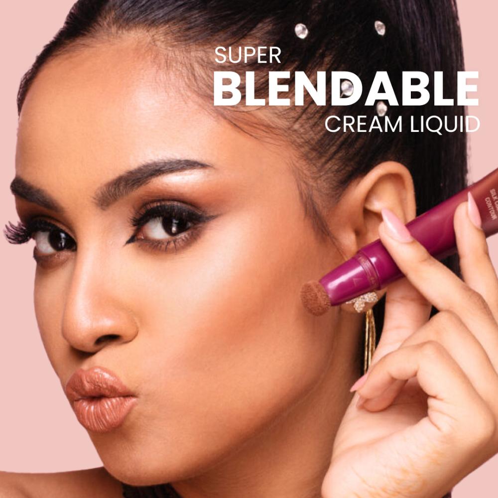 Silk Cushion Blush