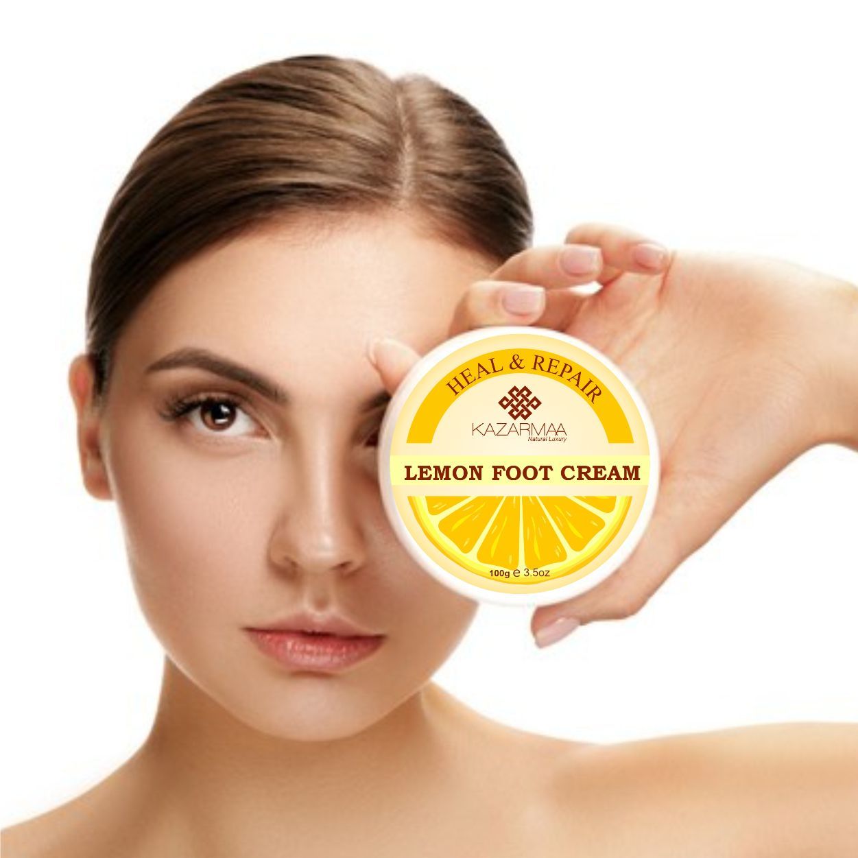 Heal & Repair Lemon Foot Cream With Shea Butter, Vitamin-e, Coconut Oil & Jojoba Oil