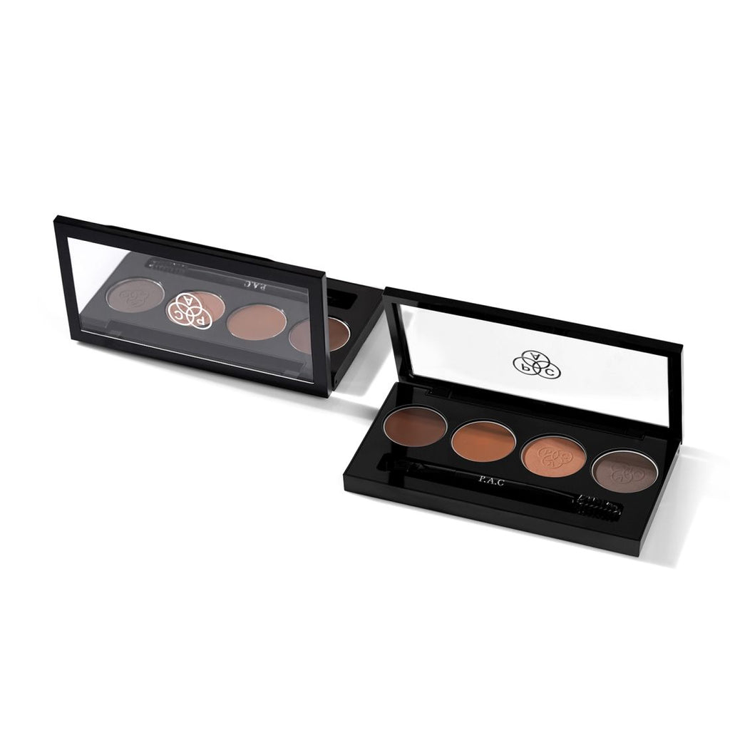 SuperBrowww Palette X4 01 Arch My Brows -Cream & Powder Formula Natural Shades Seamless Blending