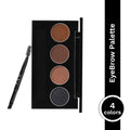 SuperBrowww Palette X4 02 Brow Binge - Cream & Powder Formula, Natural Shades, Seamless Blending