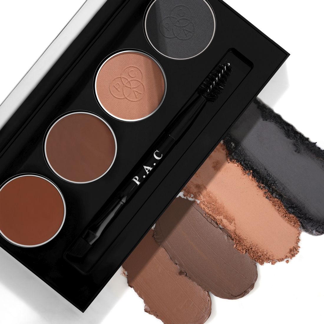 SuperBrowww Palette X4 02 Brow Binge - Cream & Powder Formula, Natural Shades, Seamless Blending