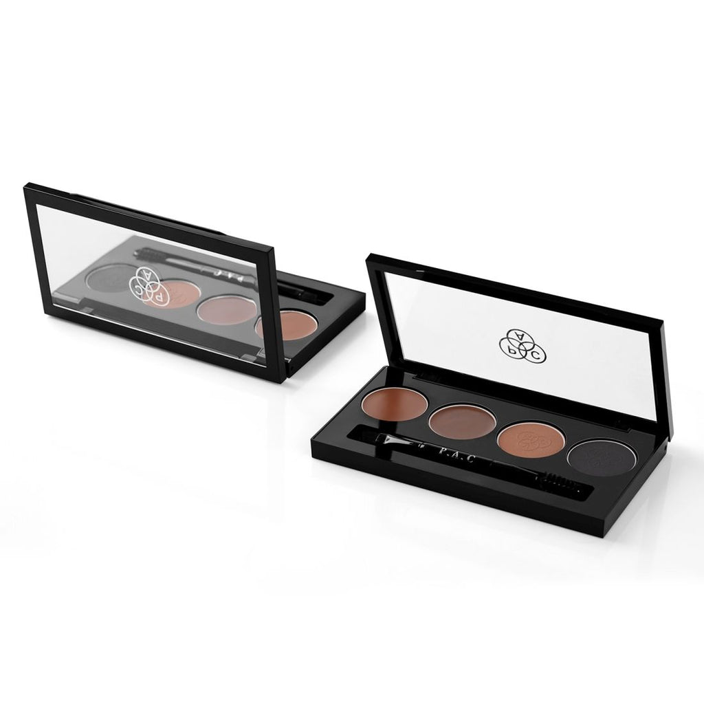 SuperBrowww Palette X4 02 Brow Binge - Cream & Powder Formula, Natural Shades, Seamless Blending