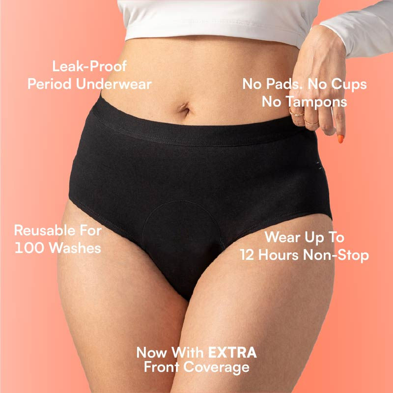 Ohh So Soft Modal Period Heavy Flow Panties - L