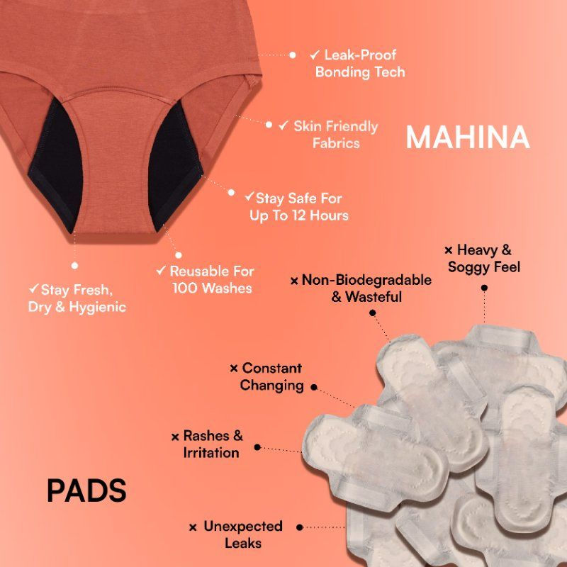Ohh So Soft Modal Period Heavy Flow Panties - L