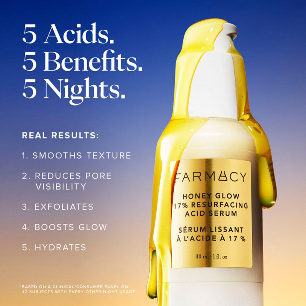 Honey Glow 17% Resurfacing Acid Serum