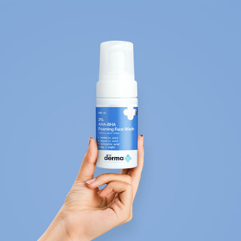 3% AHA-BHA Foaming Face Wash for Acne Control