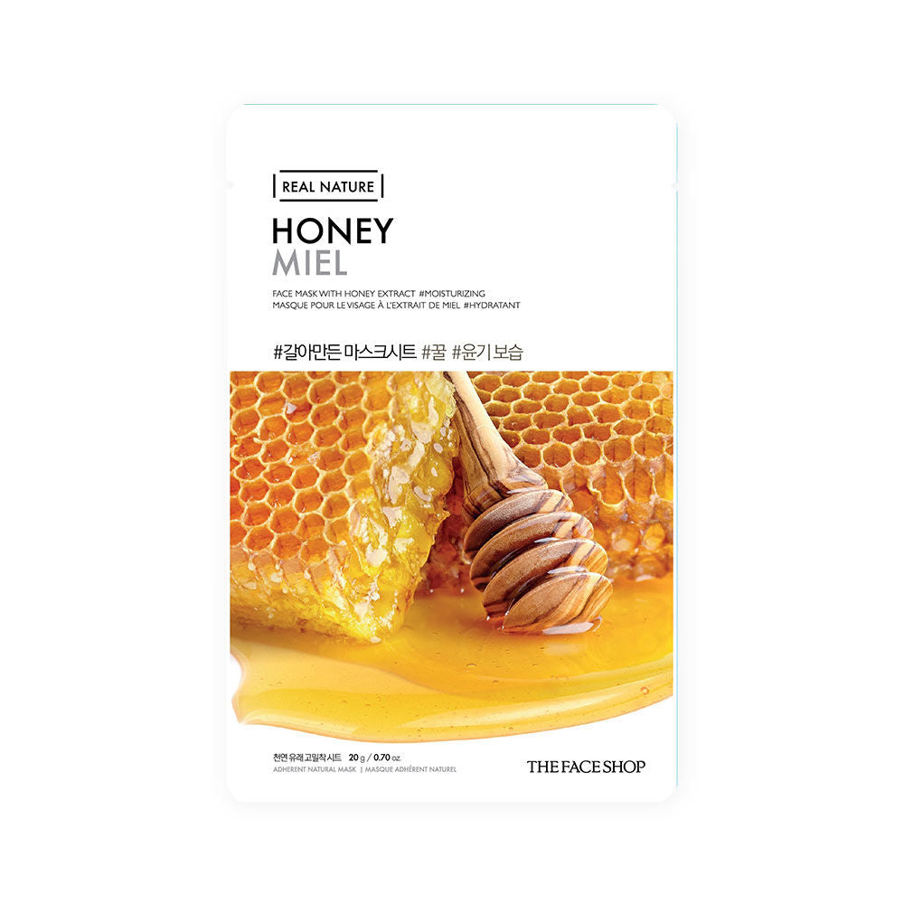 Real Nature Face Mask - Honey