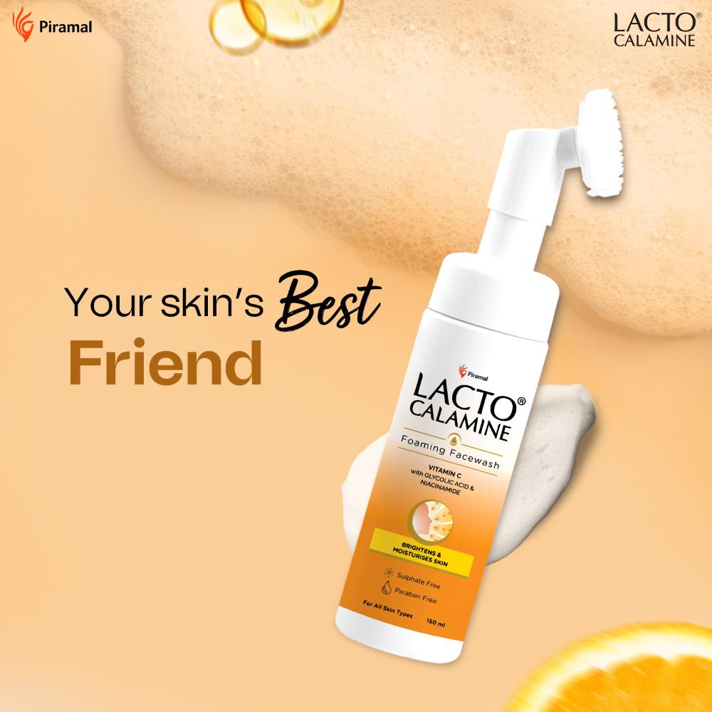 Vitamin C Foaming Face Wash + Niacinamide, Glycolic Acid For Skin Brightening