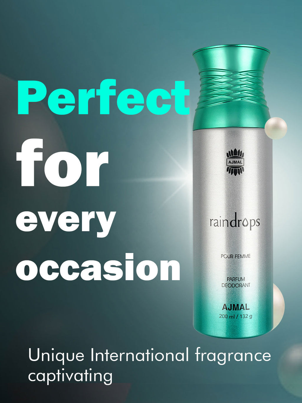 Ajmal Raindrops Perfume Deodorant Body Spray For Women