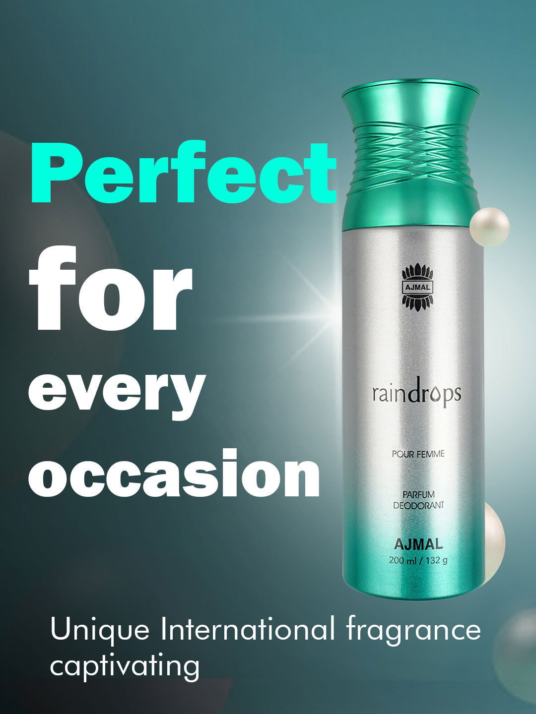 Ajmal Raindrops Perfume Deodorant Body Spray For Women