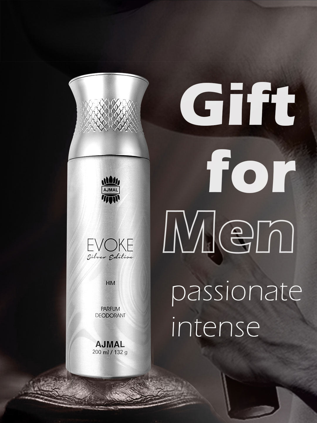 Ajmal Evoke Silver Edition Perfume Deodorant Body Spray For Men