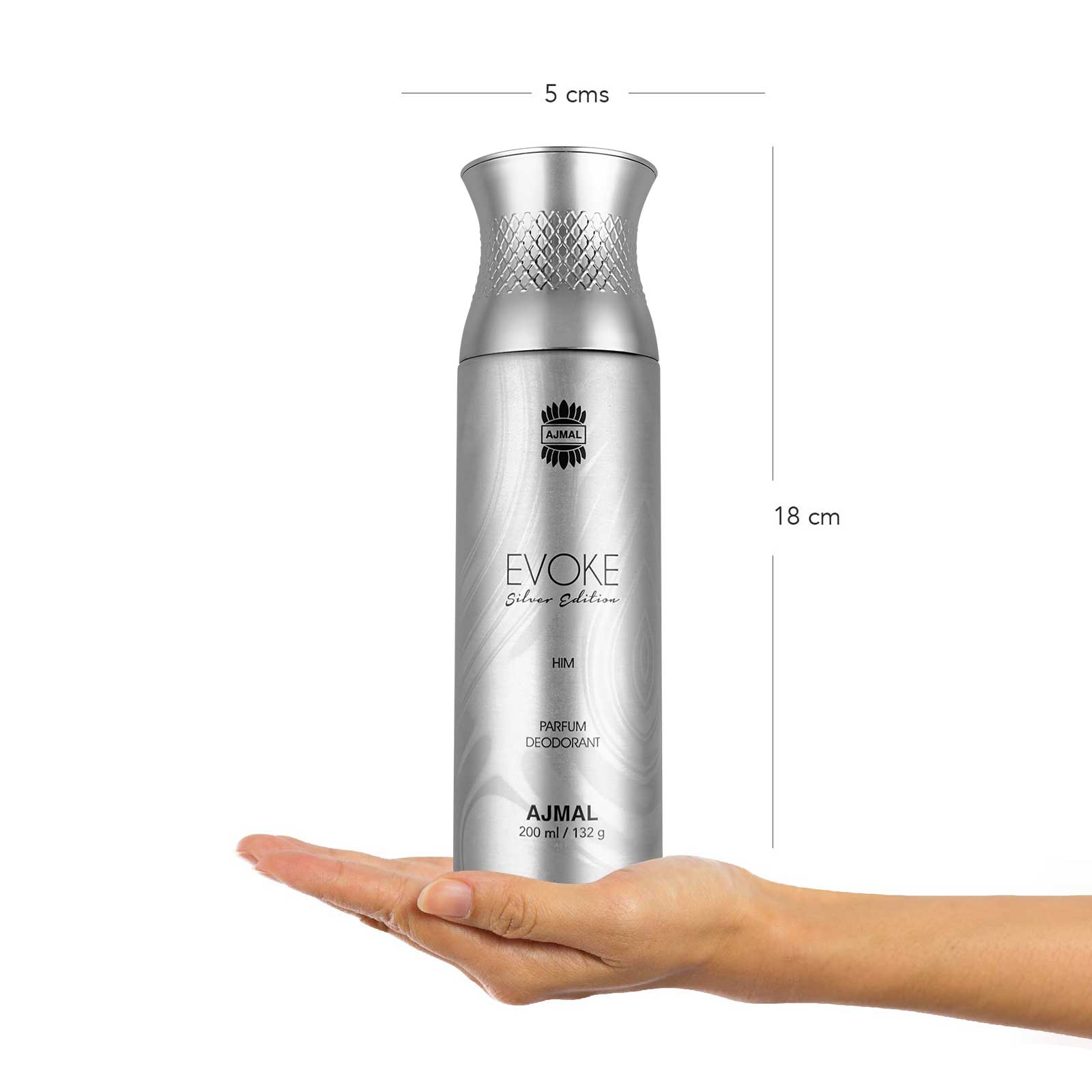 Ajmal Evoke Silver Edition Perfume Deodorant Body Spray For Men