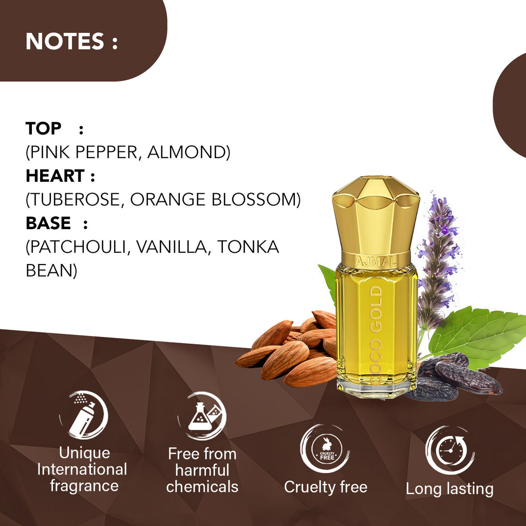 Coco Gold Attar Concentrated Perfume For Her