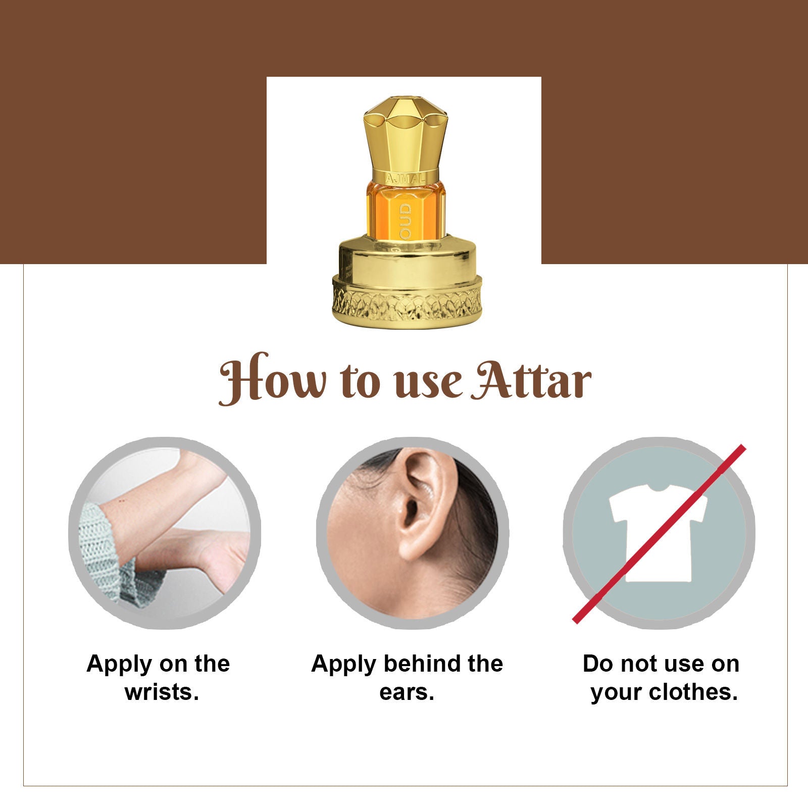 Dubai Oud Attar Concentrated Perfume For Her