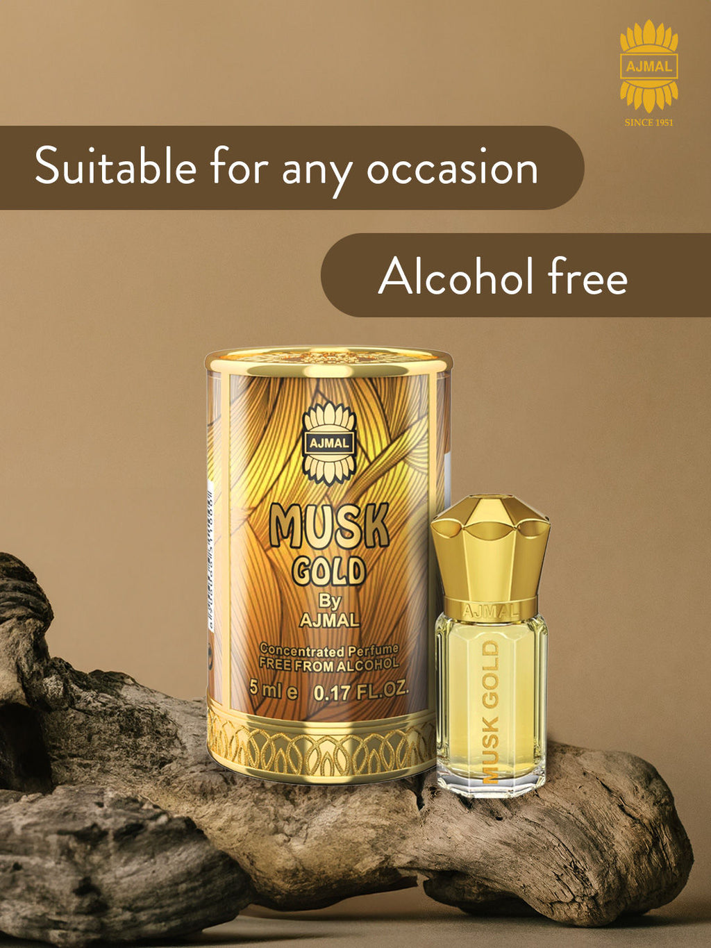 Musk Gold Attar Concentrated Perfume For Her