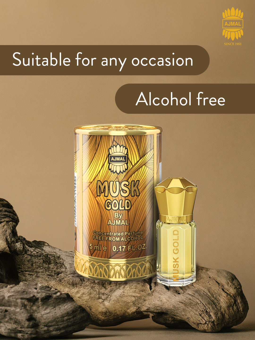 Musk Gold Attar Concentrated Perfume For Her