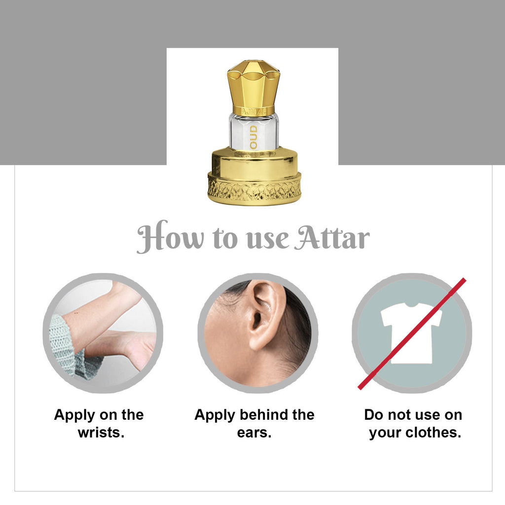White Oud Attar Concentrated Perfume For Her