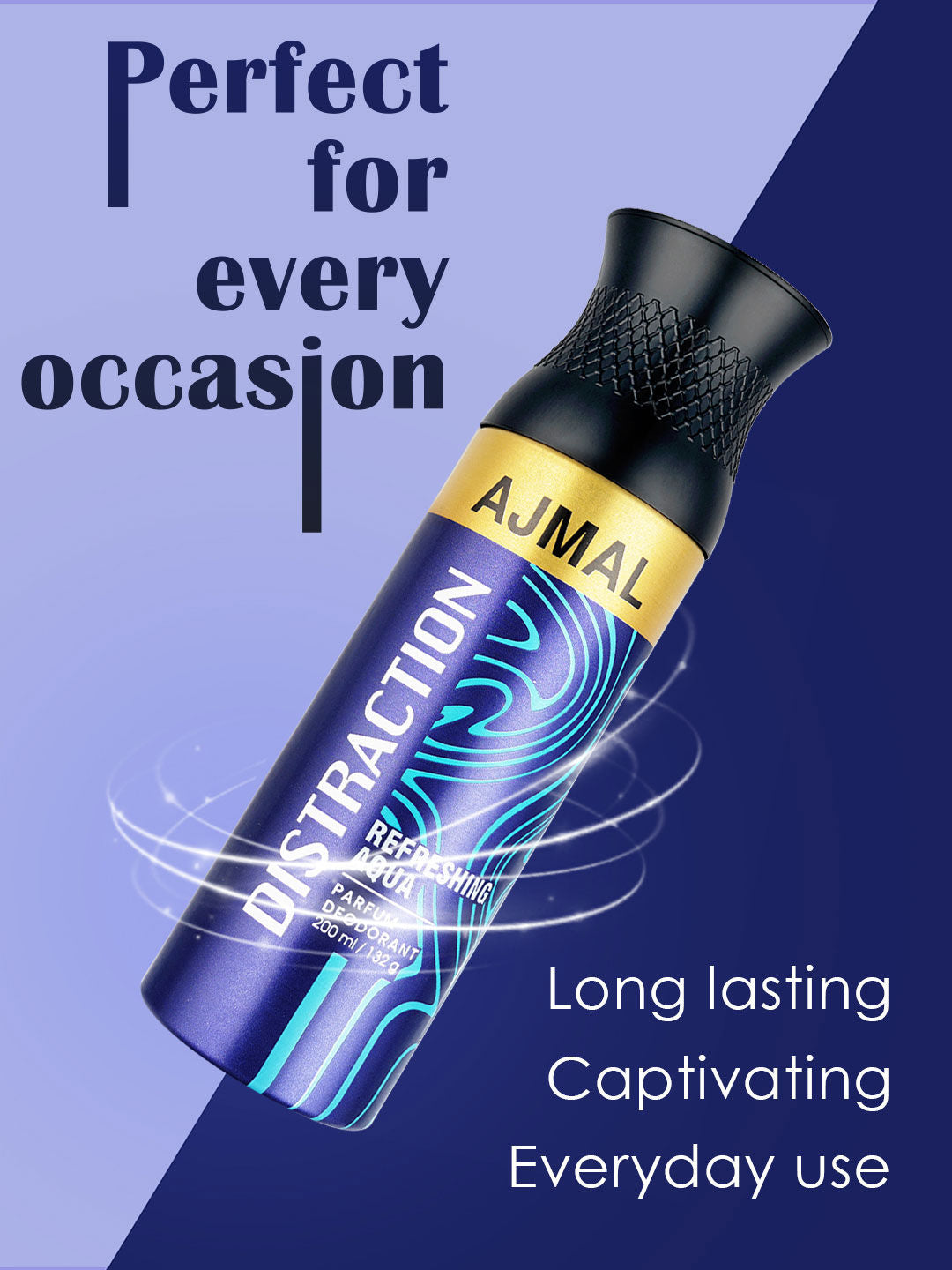 Ajmal Distraction Perfume Deodorant Body Spray For Women And Men