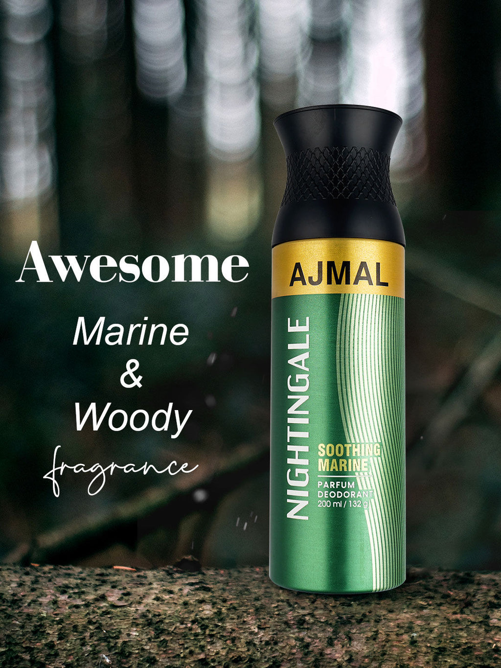 Ajmal Nightingale Perfume Deodorant Body Spray For Women And Men