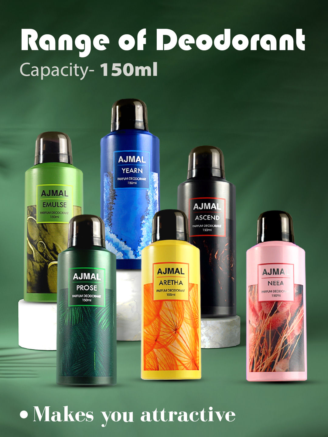 Ajmal Yearn Perfume Deodorant Body Spray For Men