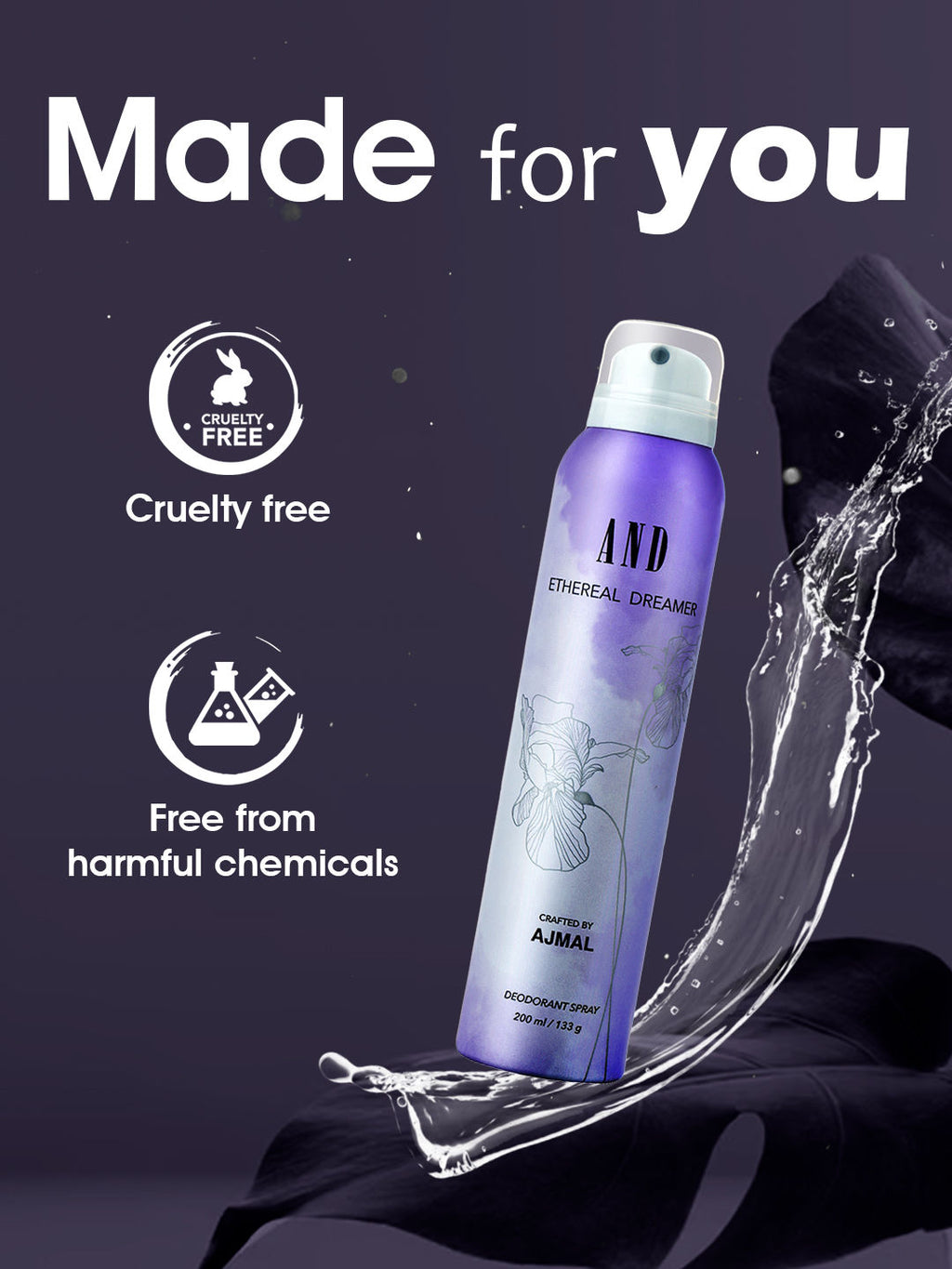 Ajmal And Ethereal Dreamer Perfume Deodorant Body Spray