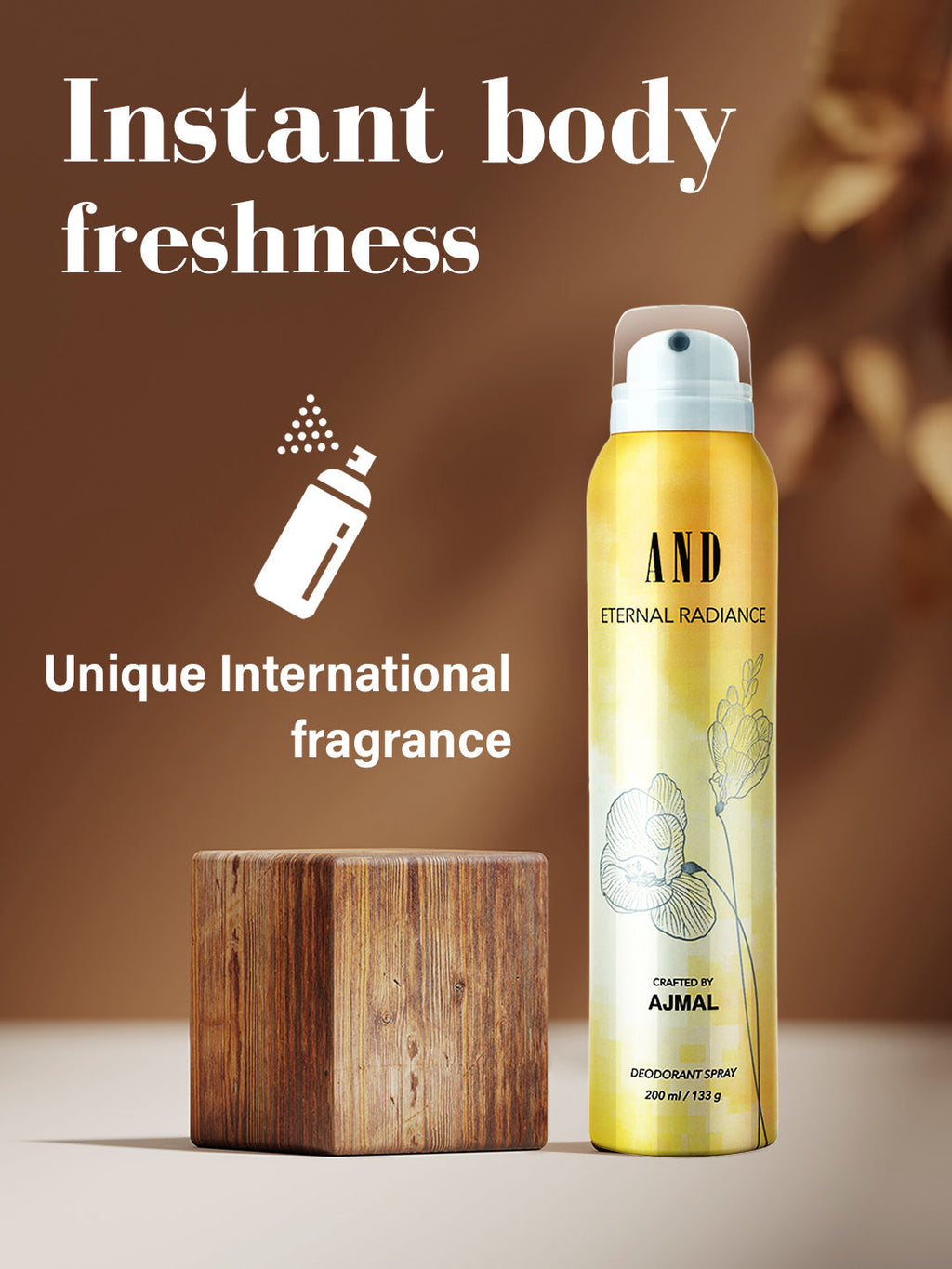 And Eternal Radiance Perfume Deodorant Body Spray For Women