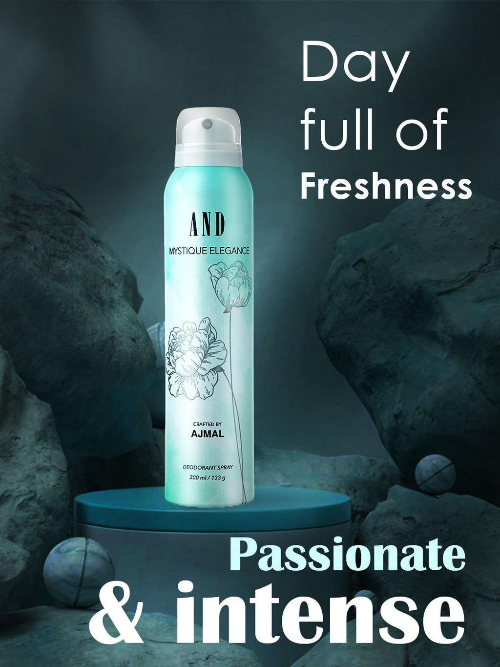 Ajmal And Mystique Elegance Perfume Deodorant Body Spray For Women