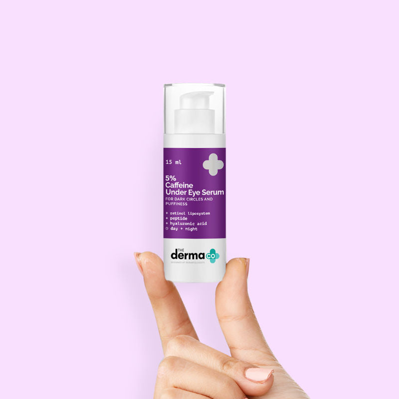 5% Caffeine Under Eye Serum For Dark Circles & Puffiness