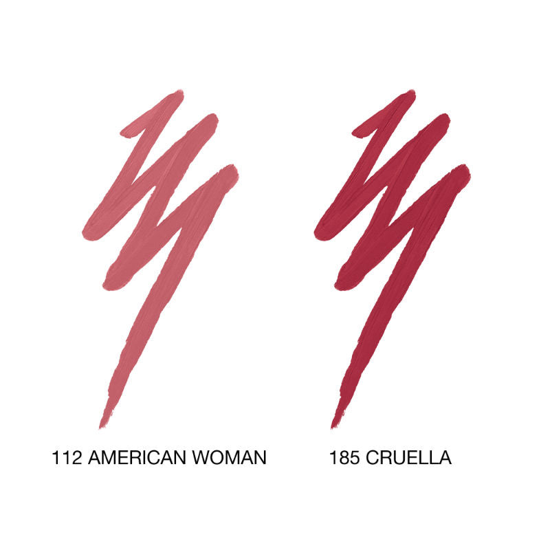 Powermatte High Intensity Lip Pencil Duo - American Woman & Cruella