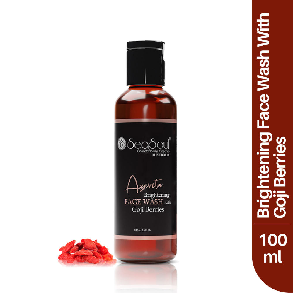 Azevita Face Wash Brightening Facial Skin for Cleansing, Makeup & Excess Oil Removal