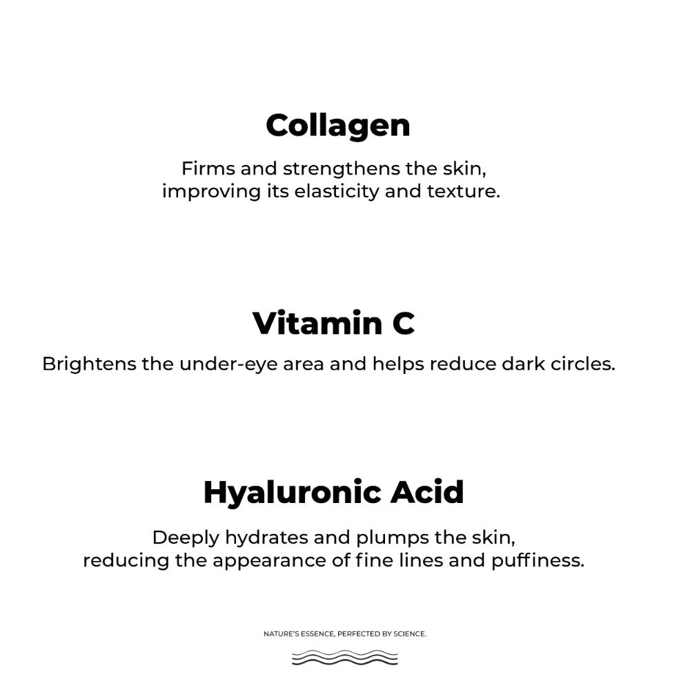 Lightening Eye Serum for Dark Circles, Puffiness, Wrinkles & Crow Feet Reduction