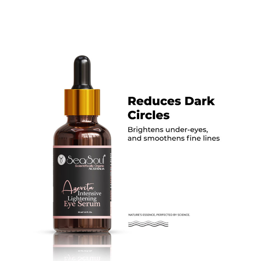 Lightening Eye Serum for Dark Circles, Puffiness, Wrinkles & Crow Feet Reduction