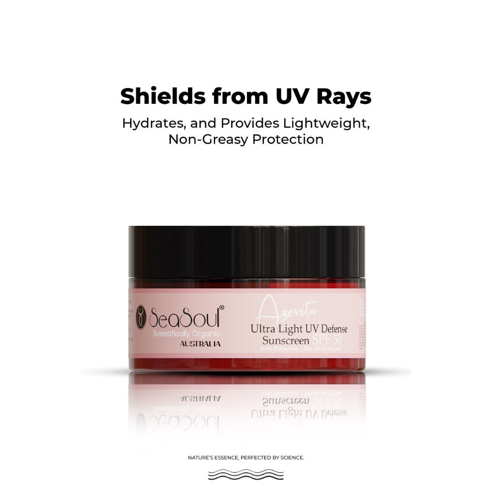 SPF 50 Sunscreen Cream for Broad Spectrum UVA & UVB Protection, Skin Brightening