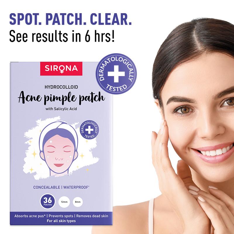 Anti Acne & Pimple Face Patches, 0.5% Salicylic Acid & 100% Hydrocolloid, Acne Spot Corrector
