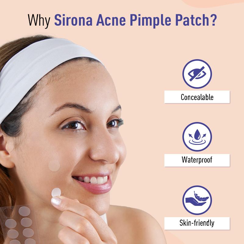 Anti Acne & Pimple Face Patches, 0.5% Salicylic Acid & 100% Hydrocolloid, Acne Spot Corrector
