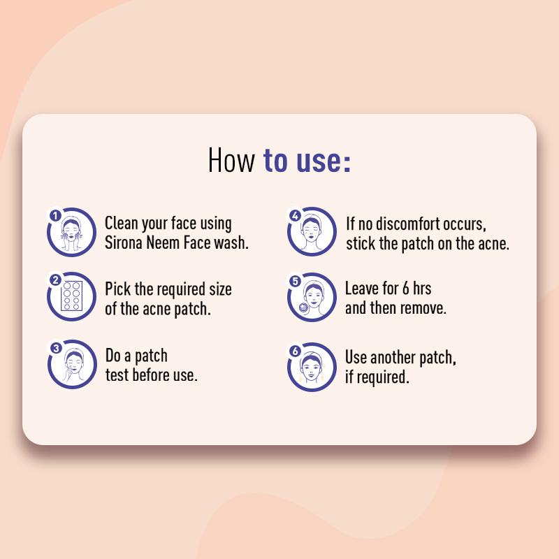 Anti Acne & Pimple Face Patches, 0.5% Salicylic Acid & 100% Hydrocolloid, Acne Spot Corrector