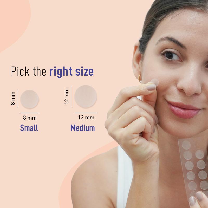Anti Acne & Pimple Face Patches, 0.5% Salicylic Acid & 100% Hydrocolloid, Acne Spot Corrector