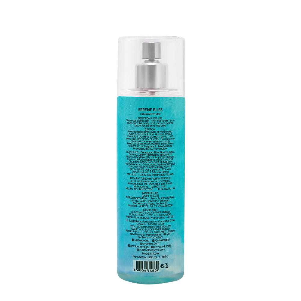 And Serene Bliss Body Mist Perfume For Women