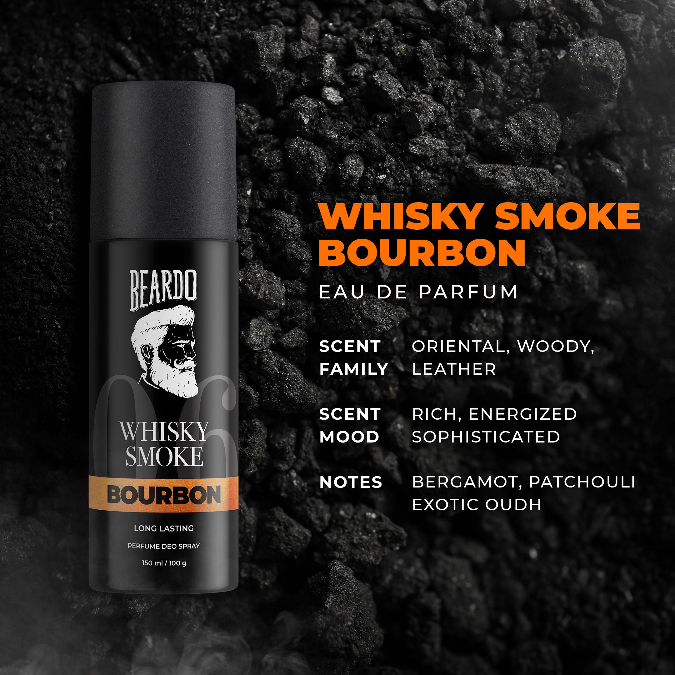 Whisky Smoke Bourbon Deo Body Spray
