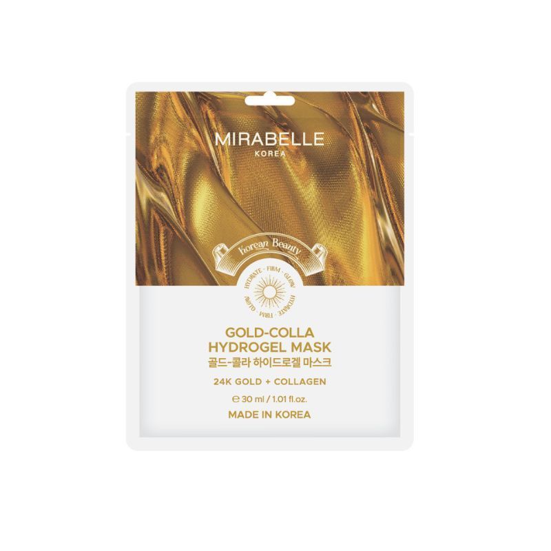 Gold-Collagen Hydrogel Mask